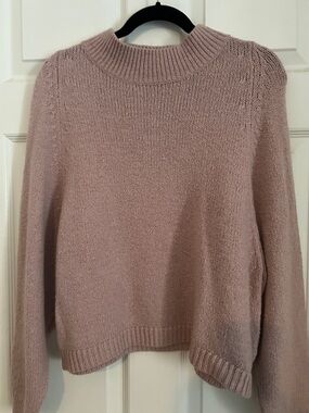 Old Navy Dusty Rose Mock Neck Sweater